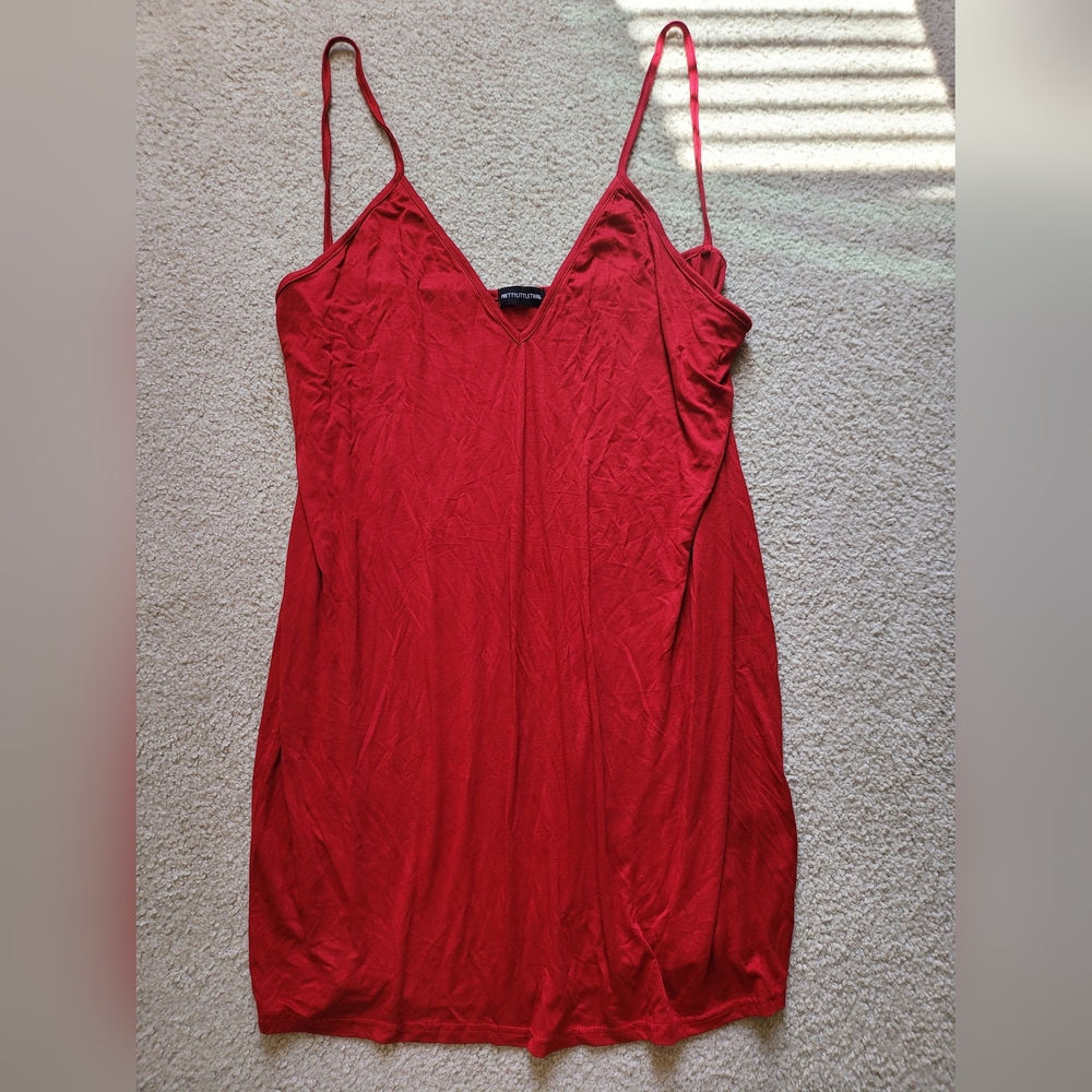 Pretty little things mini dress size 20 (2x-3x) **Red
